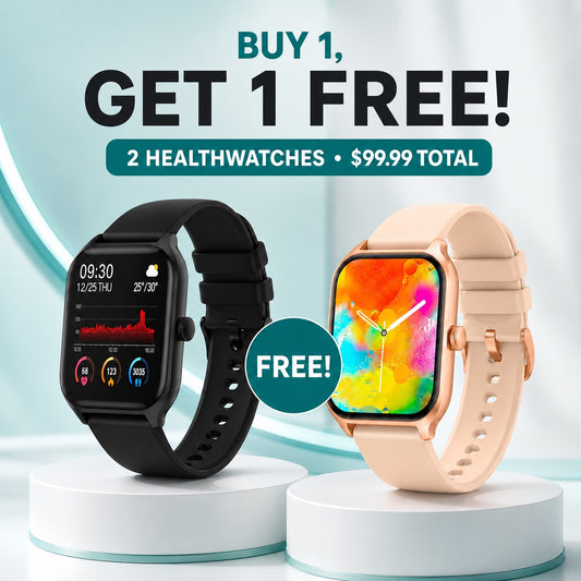 Buy 1 Get 1 Free - two HealthWatches for $99.99 total